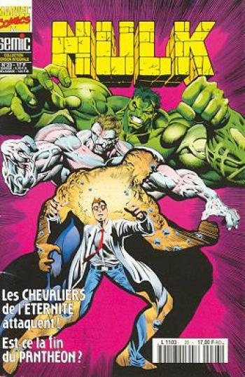 Couverture de l'album Hulk (Semic et Marvel France) - 23. Les chevaliers de l'éternité attaquent