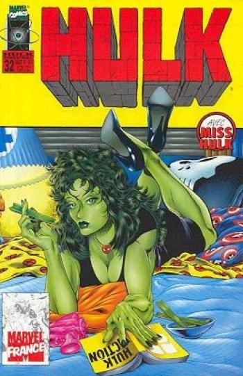 Couverture de l'album Hulk (Semic et Marvel France) - 32. Hulk Fiction