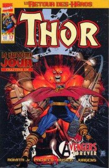 Couverture de l'album Thor (Marvel France V1) - 17. Le Huitième Jour 1/4