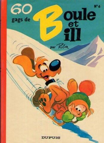 Couverture de l'album Boule & Bill - 6. 60 gags de Boule et Bill