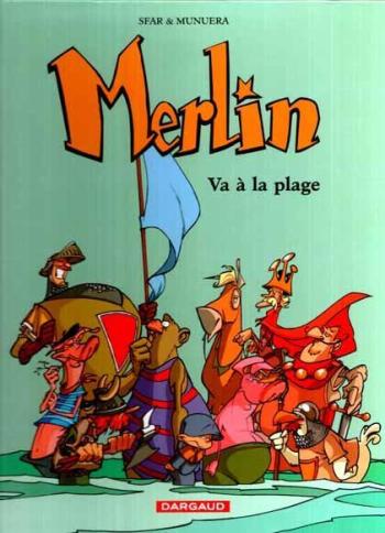 Couverture de l'album Merlin (Joann Sfar) - 3. Merlin va à la plage