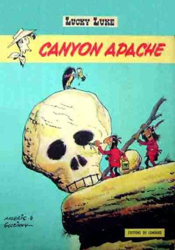 Couverture de l'album Lucky Luke (Lucky Comics / Dargaud / Le Lombard) - 6. Canyon apache