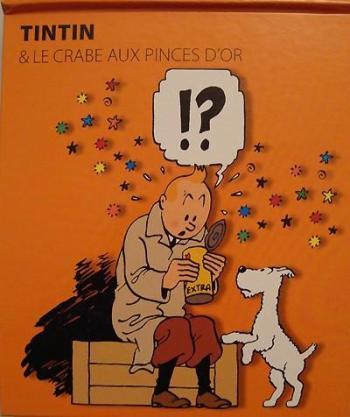 Couverture de l'album Tintin (Livre animé) - 3. Le Crabe aux pinces d'or