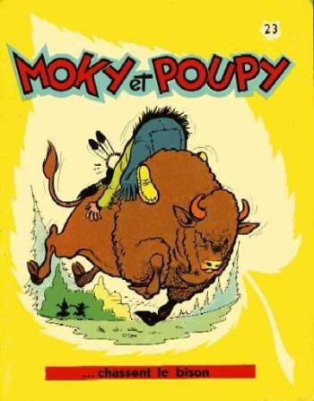 Couverture de l'album Moky et Poupy - 23. Moky et Poupy chassent le bison