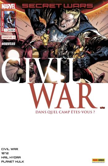 Couverture de l'album Secret Wars - Civil War - 1. Pourparlers