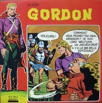 Couverture de l'album Flash Gordon (Remparts) - 3. Au royaume du passé - Voyage dans le 25e siècle