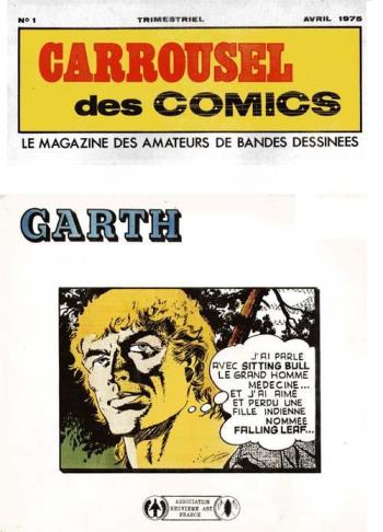 Couverture de l'album Carrousel des comics - 1. Garth - La Danse du soleil