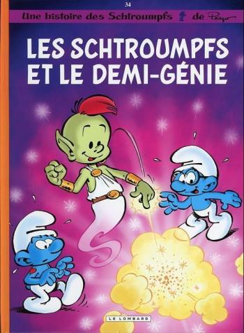 Couverture de l'album Les Schtroumpfs - 34. Les Schtroumpfs et le demi-génie
