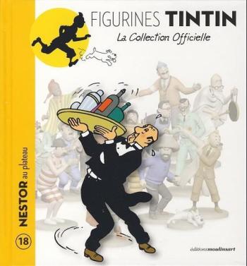 Couverture de l'album Figurines Tintin - La Collection officielle - 18. Nestor au plateau