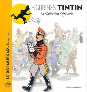 Couverture de l'album Figurines Tintin - La Collection officielle - 20. Le roi Muskar enfile ses gants
