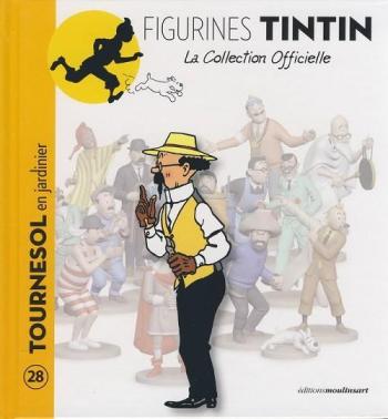 Couverture de l'album Figurines Tintin - La Collection officielle - 28. Tournesol en jardinier