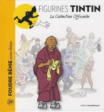 Couverture de l'album Figurines Tintin - La Collection officielle - 29. Foudre bénie moine tibétain