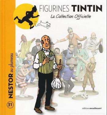 Couverture de l'album Figurines Tintin - La Collection officielle - 31. Nestor au plumeau
