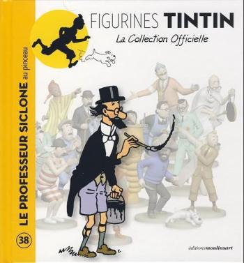 Couverture de l'album Figurines Tintin - La Collection officielle - 38. Le Professeur Siclone au pinceau