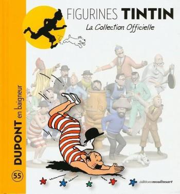 Couverture de l'album Figurines Tintin - La Collection officielle - 55. Dupont en baigneur