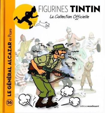 Couverture de l'album Figurines Tintin - La Collection officielle - 56. Le Général Alcazar en Picaro
