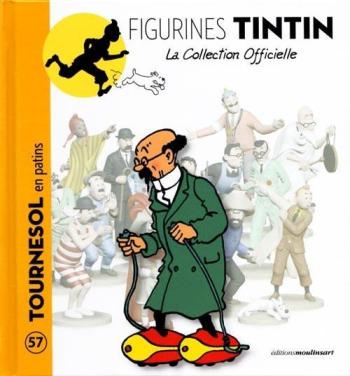 Couverture de l'album Figurines Tintin - La Collection officielle - 57. Tournesol en patins
