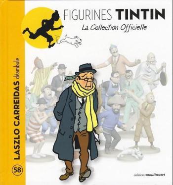 Couverture de l'album Figurines Tintin - La Collection officielle - 58. Laszlo Carreidas déambule