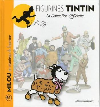 Couverture de l'album Figurines Tintin - La Collection officielle - 61. Milou en manteau de fourrure