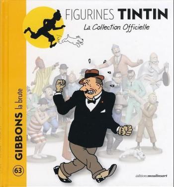 Couverture de l'album Figurines Tintin - La Collection officielle - 63. Gibbons la brute