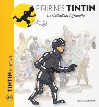 Couverture de l'album Figurines Tintin - La Collection officielle - 49. Tintin en armure