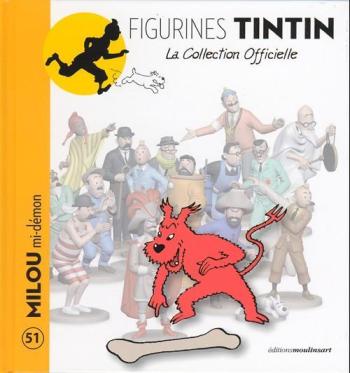 Couverture de l'album Figurines Tintin - La Collection officielle - 51. Milou mi-démon