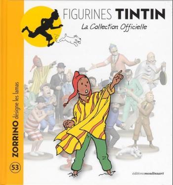 Couverture de l'album Figurines Tintin - La Collection officielle - 53. Zorrino désigne les lamas