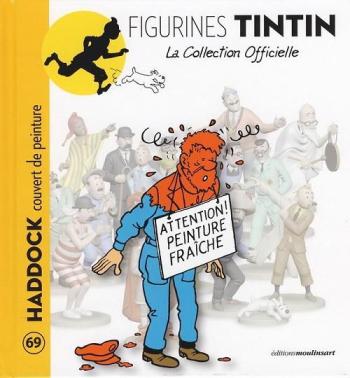 Couverture de l'album Figurines Tintin - La Collection officielle - 69. Haddock couvert de peinture
