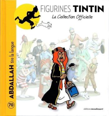 Couverture de l'album Figurines Tintin - La Collection officielle - 70. Abdallah tire la langue