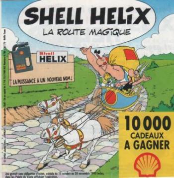 Couverture de l'album Astérix (Divers) - HS. Shell Helix la route magique
