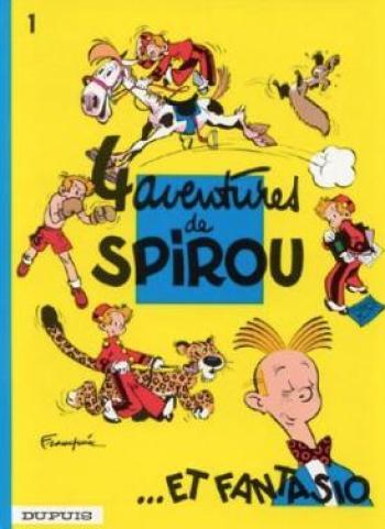 Couverture de l'album Spirou et Fantasio - 1. Quatre aventures de Spirou et Fantasio