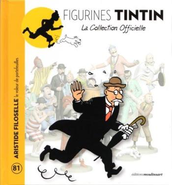 Couverture de l'album Figurines Tintin - La Collection officielle - 81. Aristide Filoselle le voleur de portefeuilles