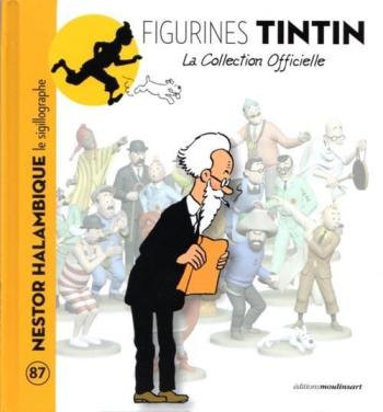 Couverture de l'album Figurines Tintin - La Collection officielle - 87. Nestor Halambique le sigillographe