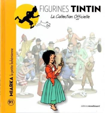 Couverture de l'album Figurines Tintin - La Collection officielle - 91. Miarka la petite bohémienne