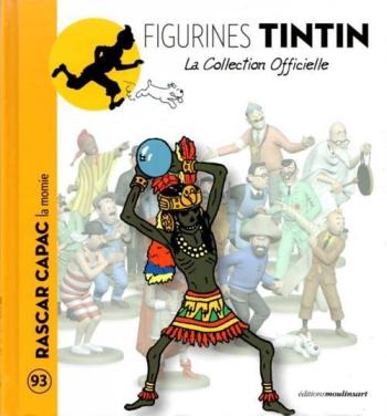 Couverture de l'album Figurines Tintin - La Collection officielle - 93. Rascar Capac la momie