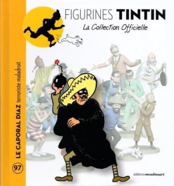 Couverture de l'album Figurines Tintin - La Collection officielle - 97. Le Caporal Diaz terroriste maladroit