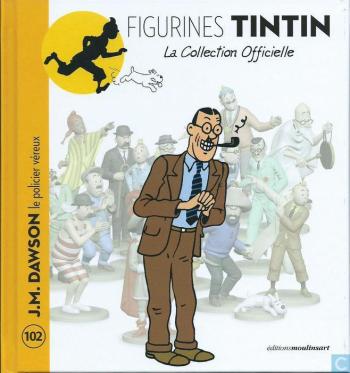 Couverture de l'album Figurines Tintin - La Collection officielle - 102. J.M.Dawson le policier véreux