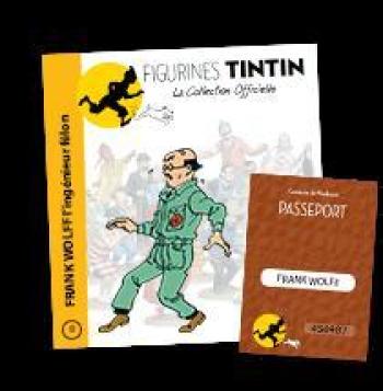 Couverture de l'album Figurines Tintin - La Collection officielle - 75. Frank Wolff, l'ingénieur félon
