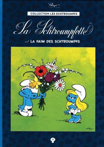 Couverture de l'album Les Schtroumpfs (Collection Hachette) - 3. La Schtroumpfette