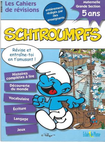 Couverture de l'album Les Schtroumpfs (Divers) - HS. Les cahiers de révisions Maternelle GS/5ans