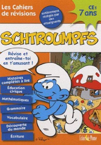 Couverture de l'album Les Schtroumpfs (Divers) - HS. Les cahiers de révisions CE1/7 ans