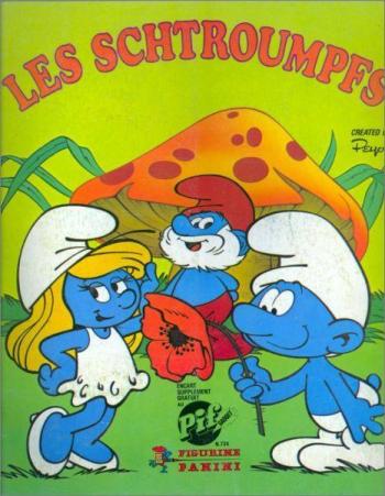 Couverture de l'album Les Schtroumpfs (Divers) - HS. Les Schtroumpfs - Figurine Panini 1983