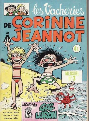 Couverture de l'album Les Vacheries de Corinne à Jeannot - 3. Corinne et Jeannot en vacances