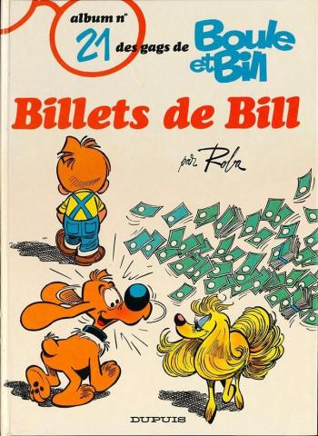 Couverture de l'album Boule & Bill - 21. Billets de Bill