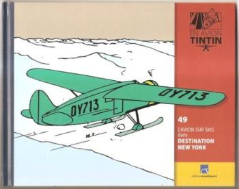 Couverture de l'album En avion Tintin - 49. L'Avion sur skis dans Destination New York