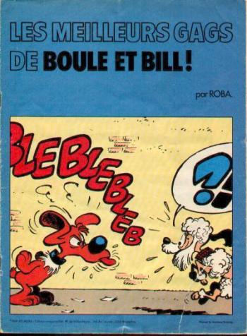 Couverture de l'album Boule & Bill (Publicitaires) - HS. Les Meilleurs Gags de Boule et Bill !
