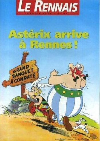 Couverture de l'album Astérix (Divers) - HS. Astérix à Rennes - Bulletin municipal Le Rennais n° 317
