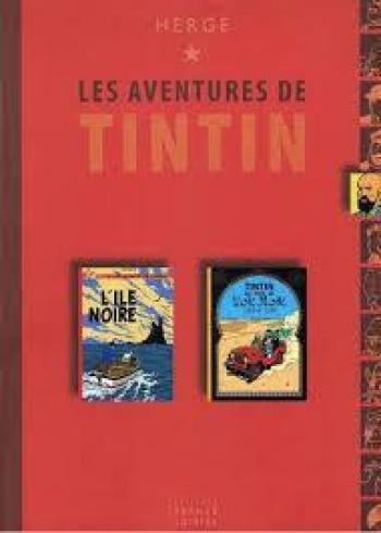 Couverture de l'album Tintin (France Loisirs - Collection Duo) - 7. L'Île noire / Tintin au pays de l'or noir