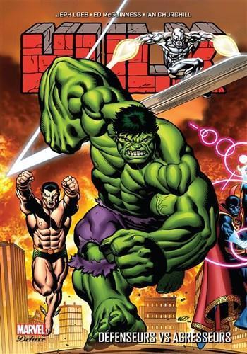 Couverture de l'album Hulk (Marvel Deluxe) - 2. Défenseurs vs Agresseurs