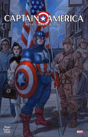 Couverture de l'album Captain America - Rouge, blanc & bleu (One-shot)